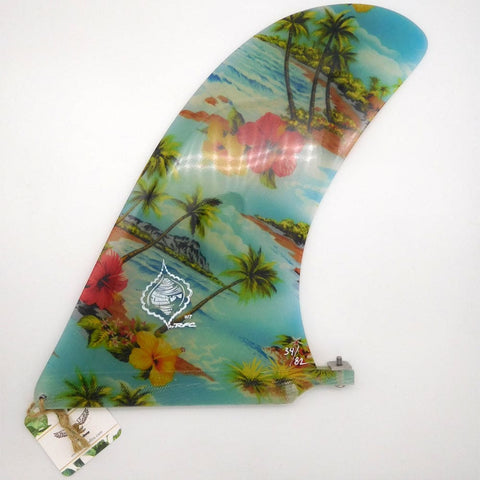 Rainbow Fins - Traveller Fin 10" (one of a kind) - Longboard Fin Longboard Fin Rainbow Fin Co Multi 10" 