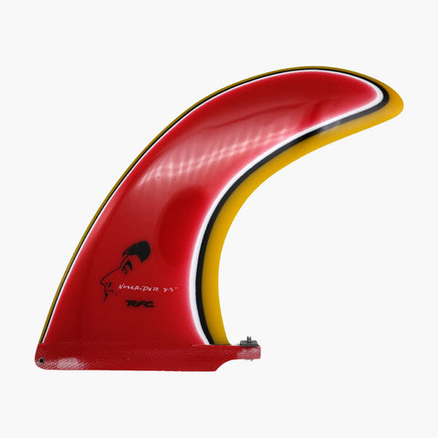 Rainbow Fins - Noserider 9.5 Red - Longboard Fin Longboard Fin Rainbow Fin Co Red 9.5" 