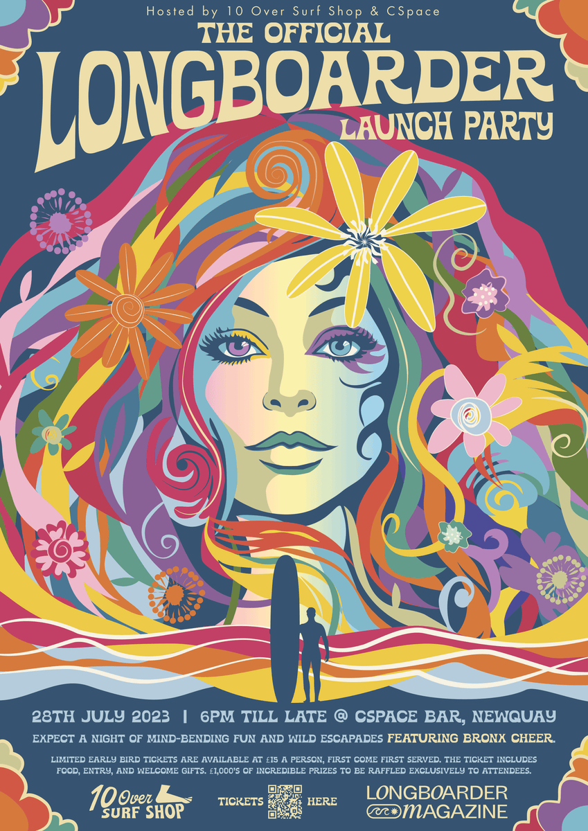 Surf Prints The Longboarder Launch Party 2023