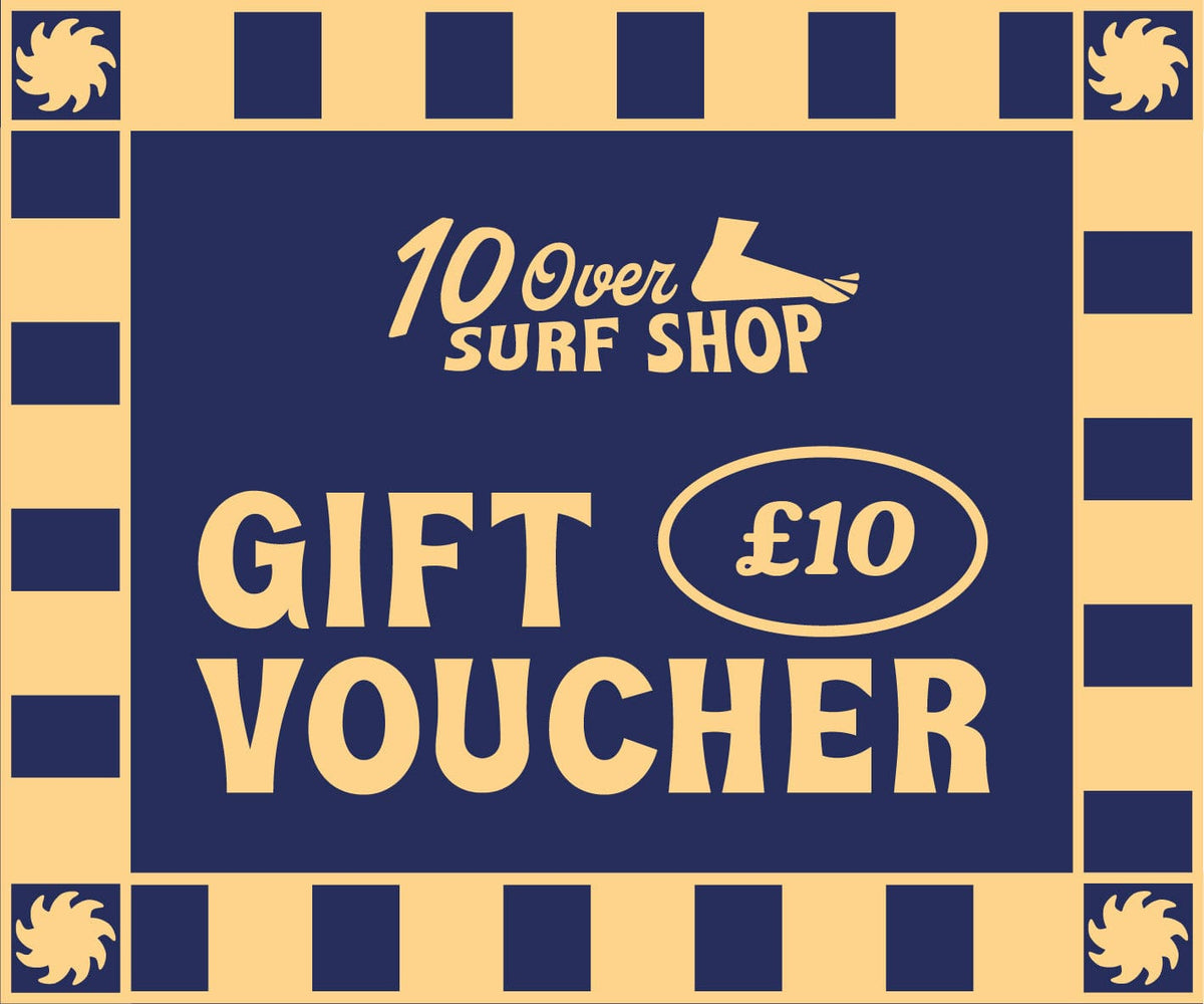 Surf Shop Gift Vouchers 10 Over Surf Shop UK