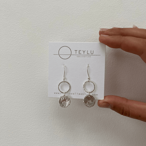 Hollow & Solid Wave Earrings Earrings Teylu   