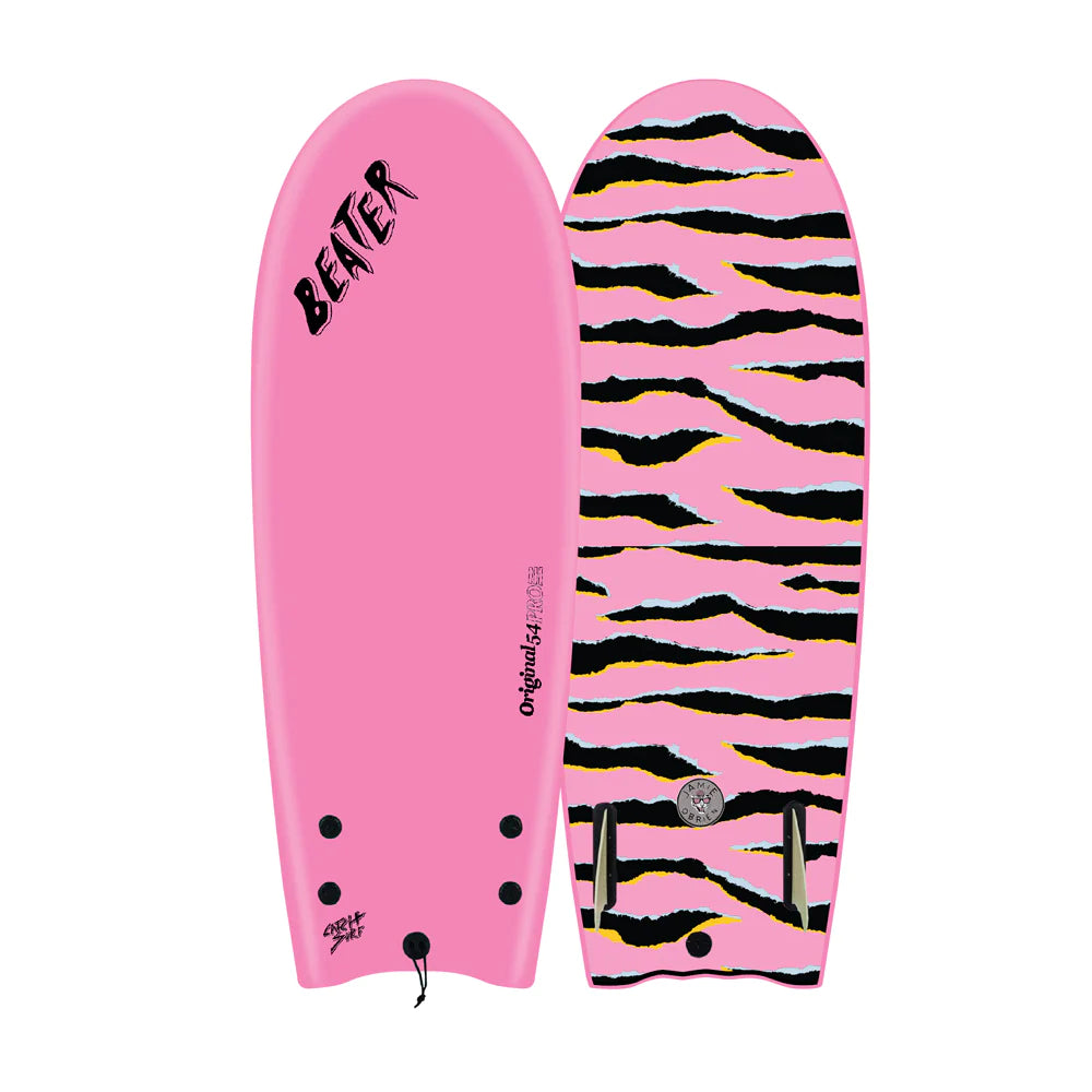 Catch Surf Foam Surfboard JOB 54" Beater Pro Hot Pink Tiger