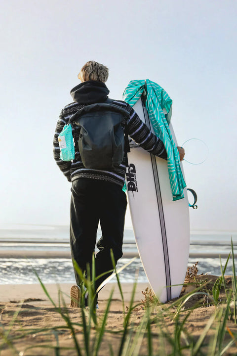 Horizon Quick Dry Travel Towel - Ocean Teal - 100% Recycled Beach Towel Horizon   