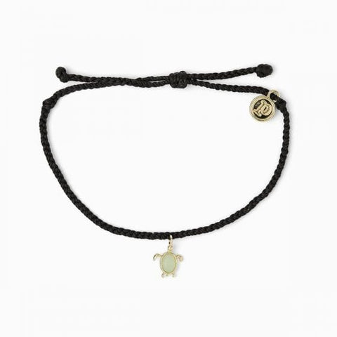 Pura Vida - Charity Bracelet - Charity: Sea Turtle Conservancy Bracelet Pura Vida Black  