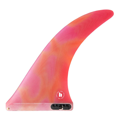 FCS II Kelia Moniz PG - 9.75" Single Fin - Sunset Glass Longboard Fin FCS 9.75" Pink