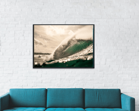 Surf Prints - Fistral Power Surf Print Longboarder Magazine A1 - Print Only  