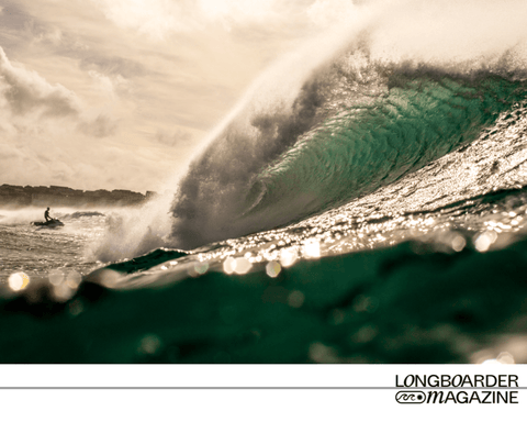 Surf Prints - Fistral Power Surf Print Longboarder Magazine   