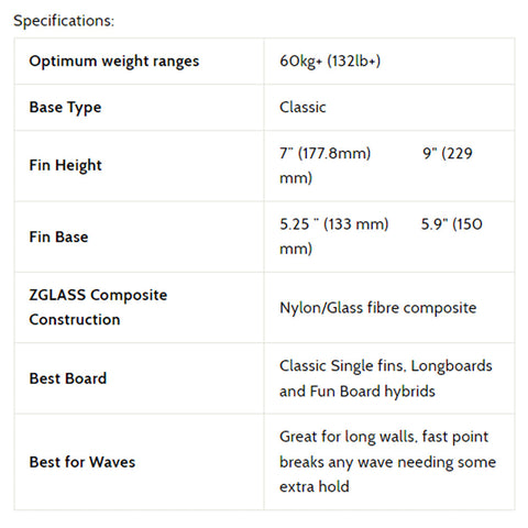 3D Fins - 7" Single Soft - Island Style