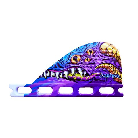 3D Fins - Dimpster - Medium - Piranha (FCS1/Futures) Surfboard Fins Satorial Supplies Futures