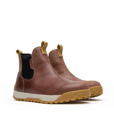 6" Ankle Deck Boots Leather Men's