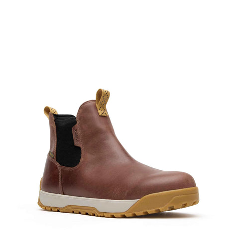 6" Ankle Deck Boots Leather Men's