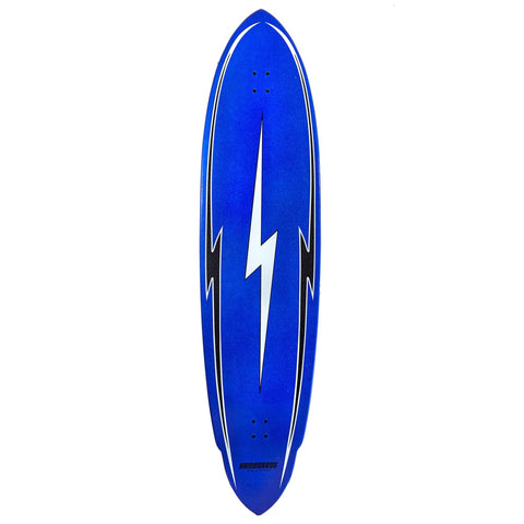 Hamboards - 5'7'' The Pinger - North Shore Blue - Deck Only Surf Skateboards Satorial Supplies