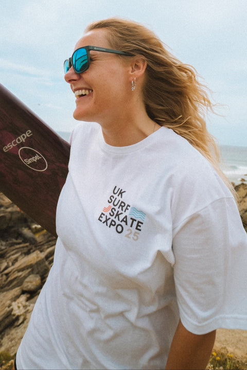2025 UK Surf & Skate Expo T-Shirt - White