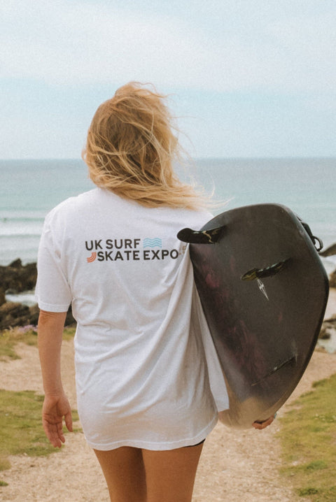 2025 UK Surf & Skate Expo T-Shirt - White