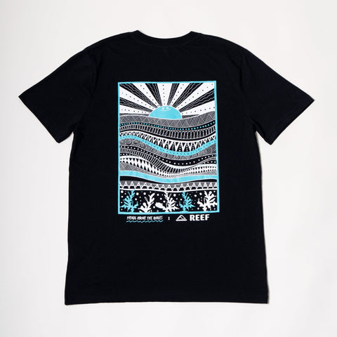 Limited Edition Reef T-Shirt - Heads Above The Waves T-Shirt REEF Extra Large  