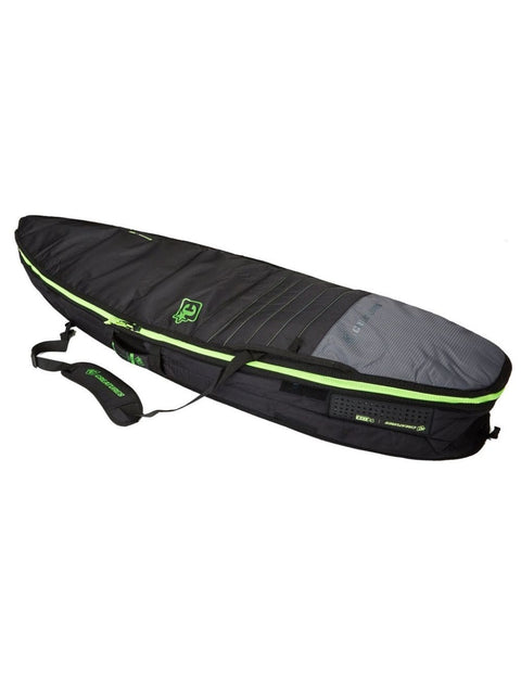 10mm Shortboard Double Surfboard Bag - Black & Lime - Creatures of Leisure - Multiple Sizes Surfboard Bag Creatures of Leisure 6’7”  