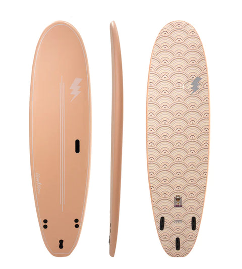 Bom Bora Softboard - Pale Peach Arches 8'0 Surfboard Bom Bora 8'  