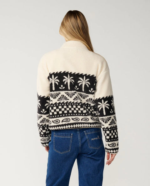 Bossa Nova 1/4 Zip Polar Fleece - Rip Curl Sweatshirt Rip Curl