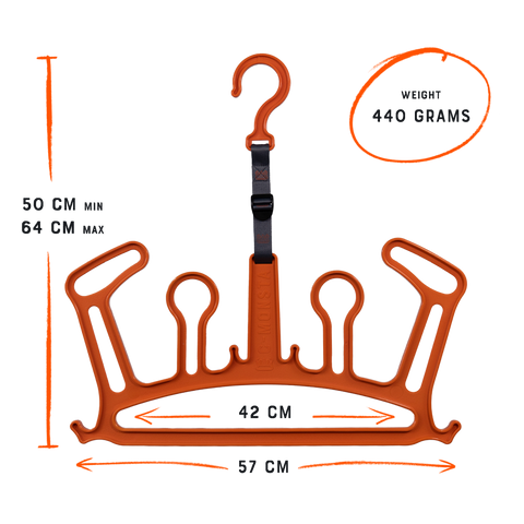 C-Monsta Wetsuit Hanger V2 - Orange (UK)