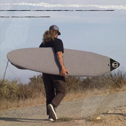 Shortboard Boardsock - Grey - Captain Fin Co Boardsock Captain Fin Co