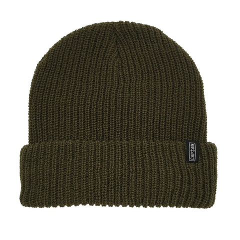 Captain Fin Co - Captain Beanie - Army Green Hats Satorial Supplies Army Green