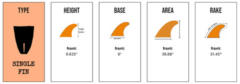 Captain Fin Co - Joel Tudor - 9.625 - Clear