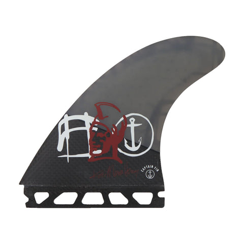 Captain Fin Co - Kai Mana Henry Tri - Large - Black (Futures) Surfboard Fins Satorial Supplies