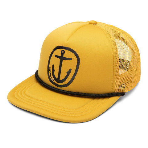 Captain Fin Co - Nuevo Anchor Trucker Cap - Mustard
