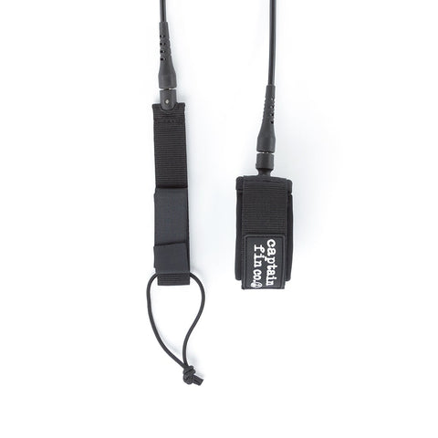 Captain Fin Co - Shred Cord - 5' Comp - Black Surf Leashes Satorial Supplies