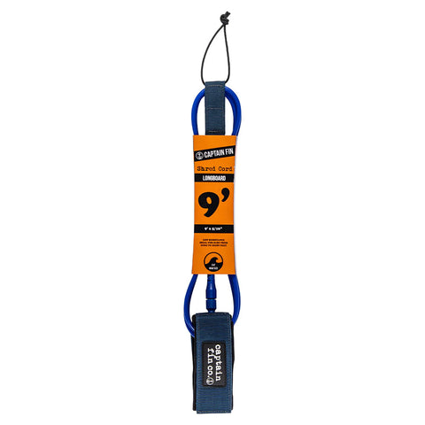 Captain Fin Co - Shred Cord - 9' Standard - Navy Surf Leashes Satorial Supplies