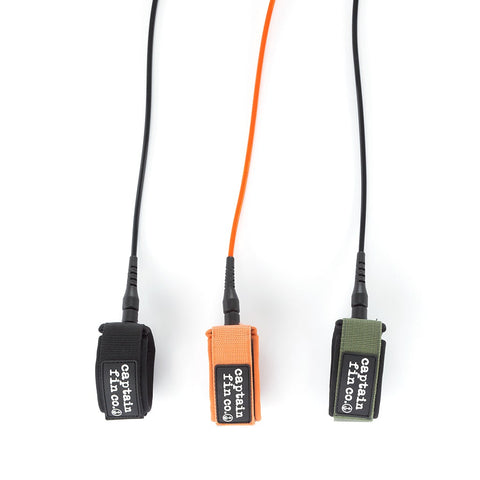 Captain Fin Co - Shred Cord - 9' Standard - Black Surf Leashes Satorial Supplies