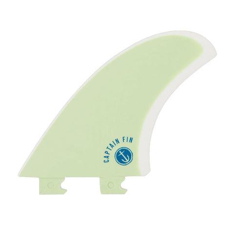 Captain Fin Co - CF Twin + Trailer - Medium - Mist Green (Snap-in / FCS II) Surfboard Fins Satorial Supplies