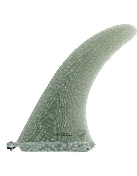 Flying Diamonds - CJ Nelson - Power Flex 9.5" Single Fin Longboard Fin Flying Diamonds 9.5" Clear 