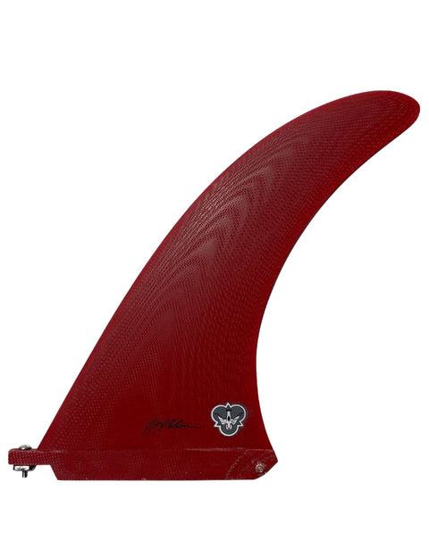 Flying Diamonds - CJ Nelson - Power Flex 9.5" Single Fin Longboard Fin Flying Diamonds 9.5" Red 