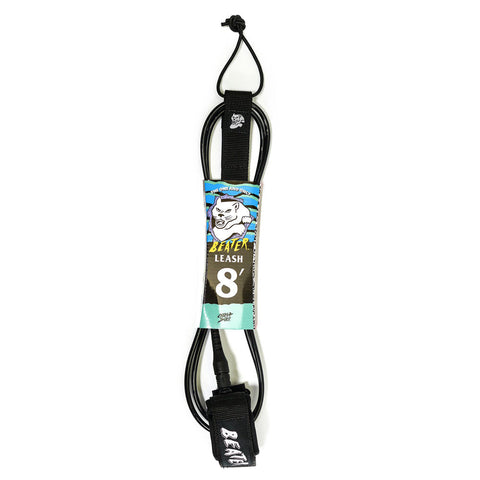 Catch Surf - Beater 8' Leash - Black Surfboard Leashes Satorial Supplies