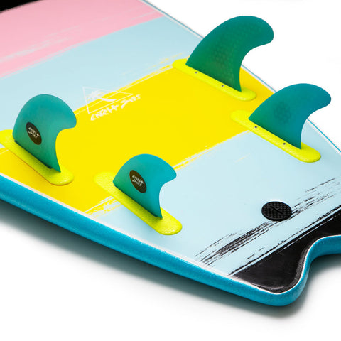 Catch Surf - Ultra Hi-Perf Quad Fin Kit - Cyan