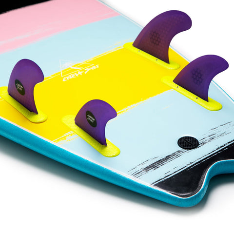 Catch Surf - Ultra Hi-Perf Quad Fin Kit - Purple