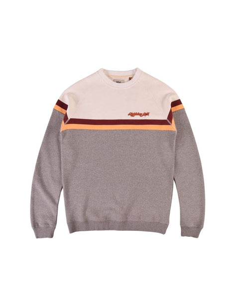 Colour Block Fleece Sweatshirt - Lightning Bolt Surf Co Hoodie Lightning Bolt   