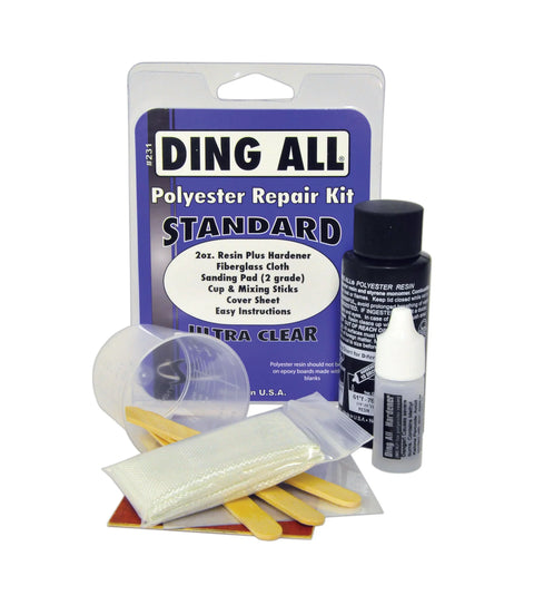 Ding All - Standard Polyester - Surfboard Repair Kit surfboard repair kit DING ALL