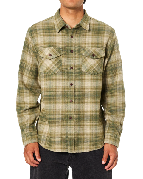 Sierra Flannel Shirt - Moss - Katin Shirts Katin Small