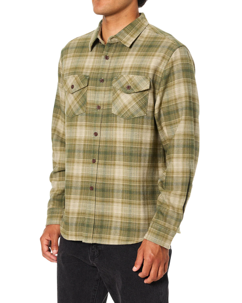 Sierra Flannel Shirt - Moss - Katin Shirts Katin
