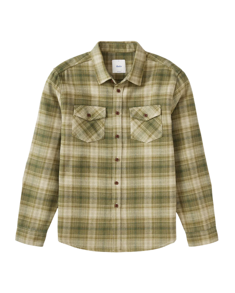 Sierra Flannel Shirt - Moss - Katin Shirts Katin