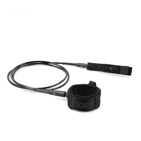 FCS 6' All Round Essential Leash Black - FCS Surfboard Leash FCS