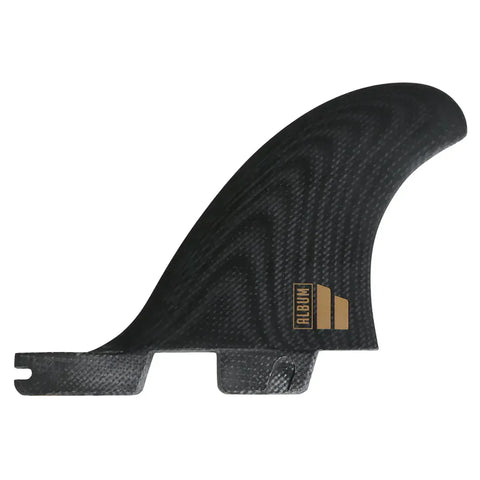 FCS II Album Twin+1 PG M-L Black/Gold Fins - Surfboard Fin Surfboard Fins FCS