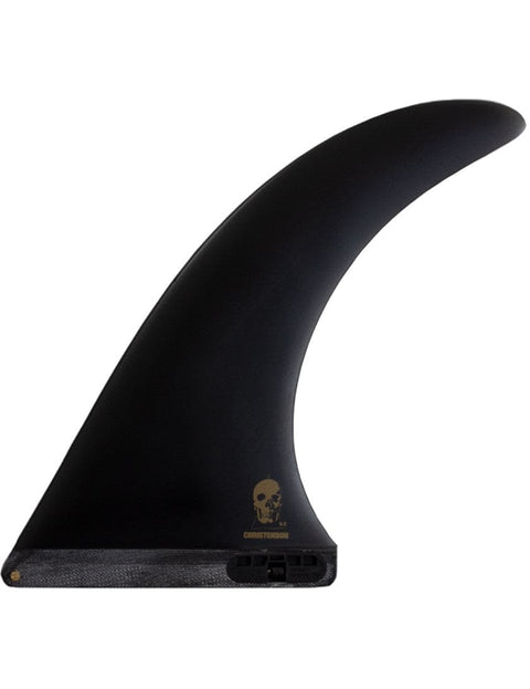 FCS II Christenson PG Black 9" Single Fin - Black Longboard Fin FCS 9.5" Black