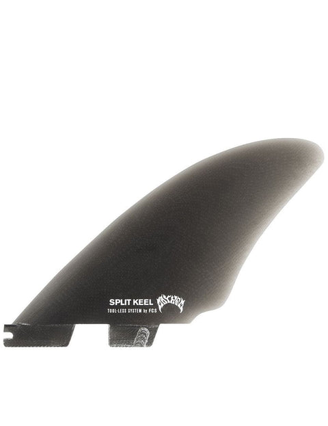 FCS II MB Split Keel PG L-XL Smoke Quad Fins - Surfboard Fin Surfboard Fins FCS