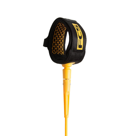 FCS 6' All Round Essential Leash Mango - FCS Surfboard Leash FCS 6' Leash