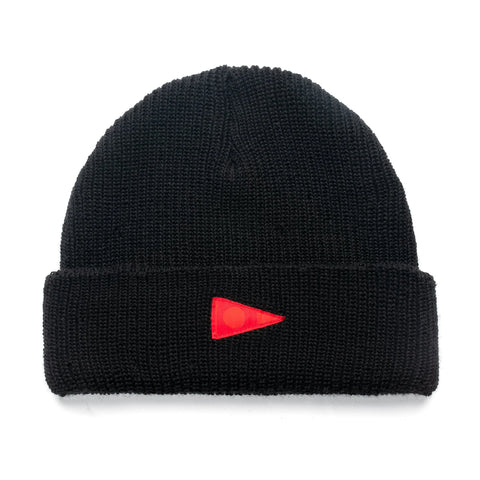 Burgee Wool Beanie - Florence Beanies Florence Black