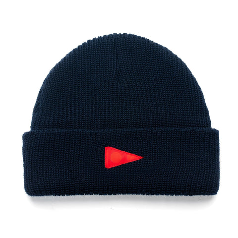 Burgee Wool Beanie - Florence Beanies Florence Navy