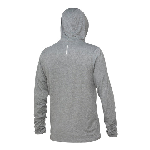 Sun Pro Adapt Long Sleeve Hooded UPF Shirt (Light Heather Grey) Wetsuits Florence